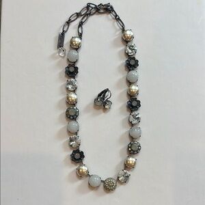 Mariana Silver and Gold Necklace Elegant Design